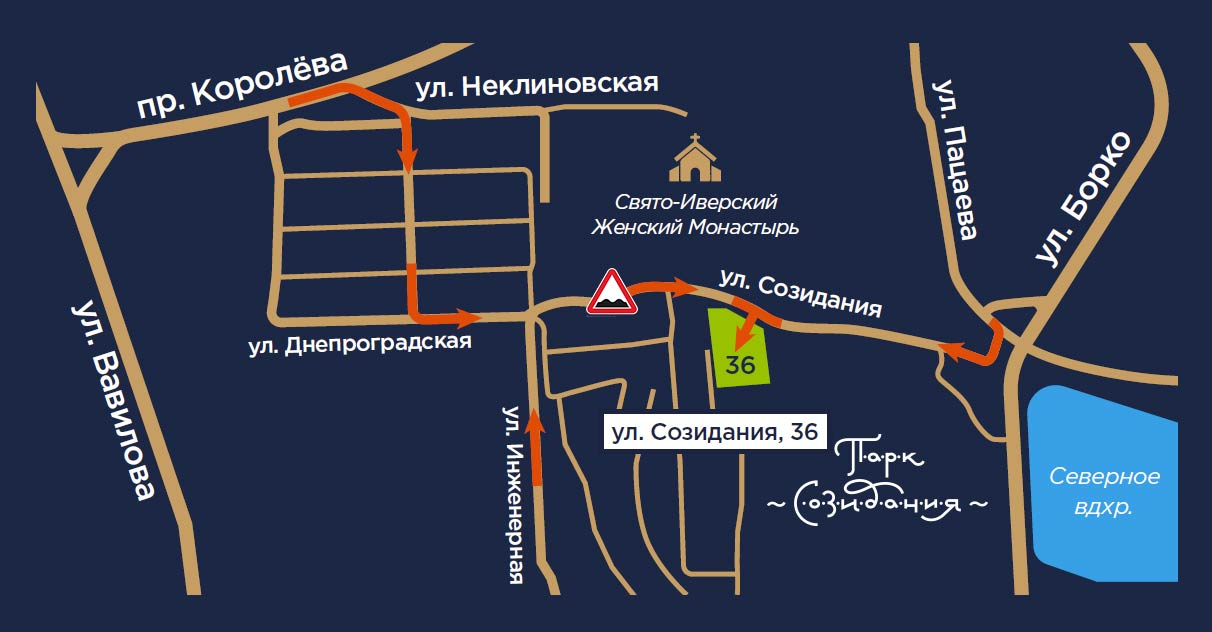 Карта проезда